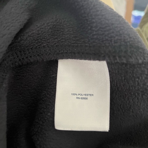 Lands End black half zip fleece pullover, Women’s Size Small 6-8 - Picture 4 of 6